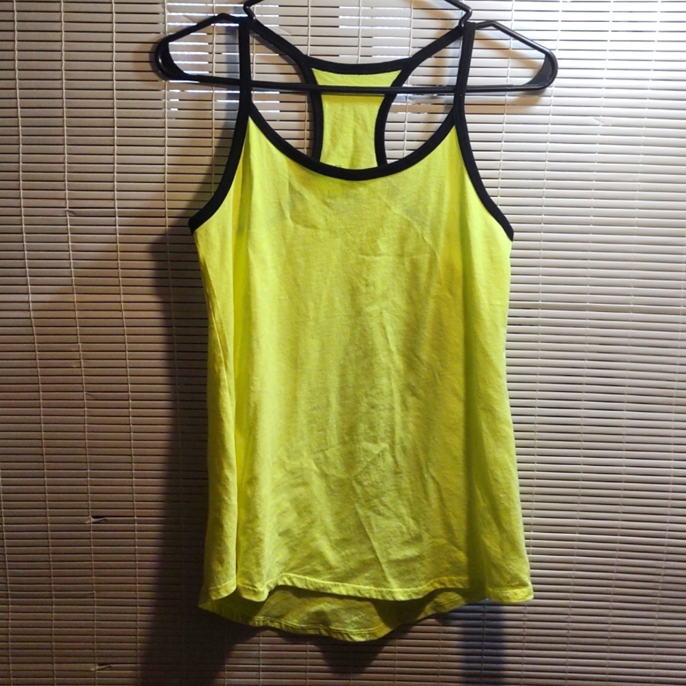 Yellow No Boundaries Racerback Top